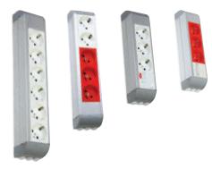 Multiprises industrielles et rallonges électriques — chantier et atelier
