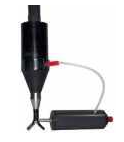 Support de commande avec lampe néon 36kV — hauteur 210cm